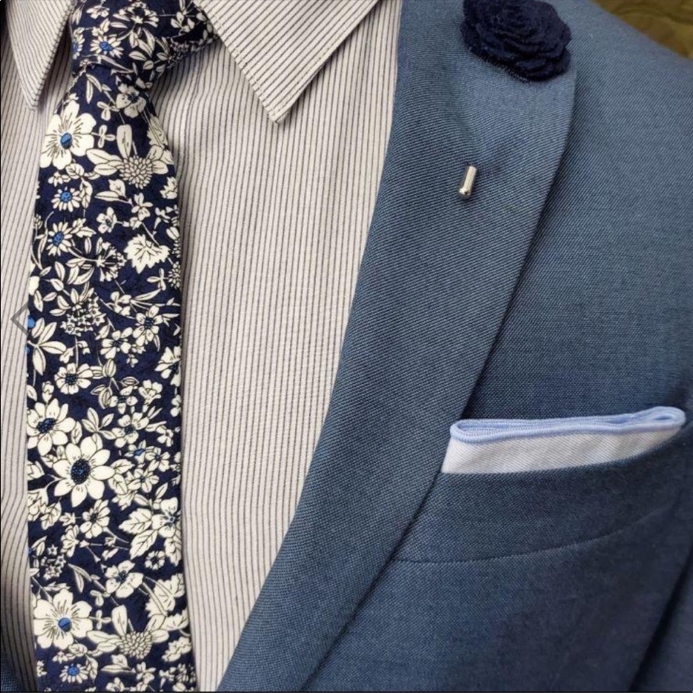 Floral Print Neck Tie